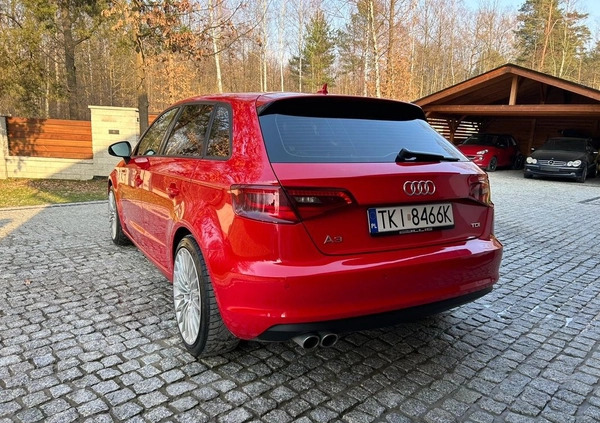 Audi A3 cena 58800 przebieg: 237802, rok produkcji 2015 z Kielce małe 191